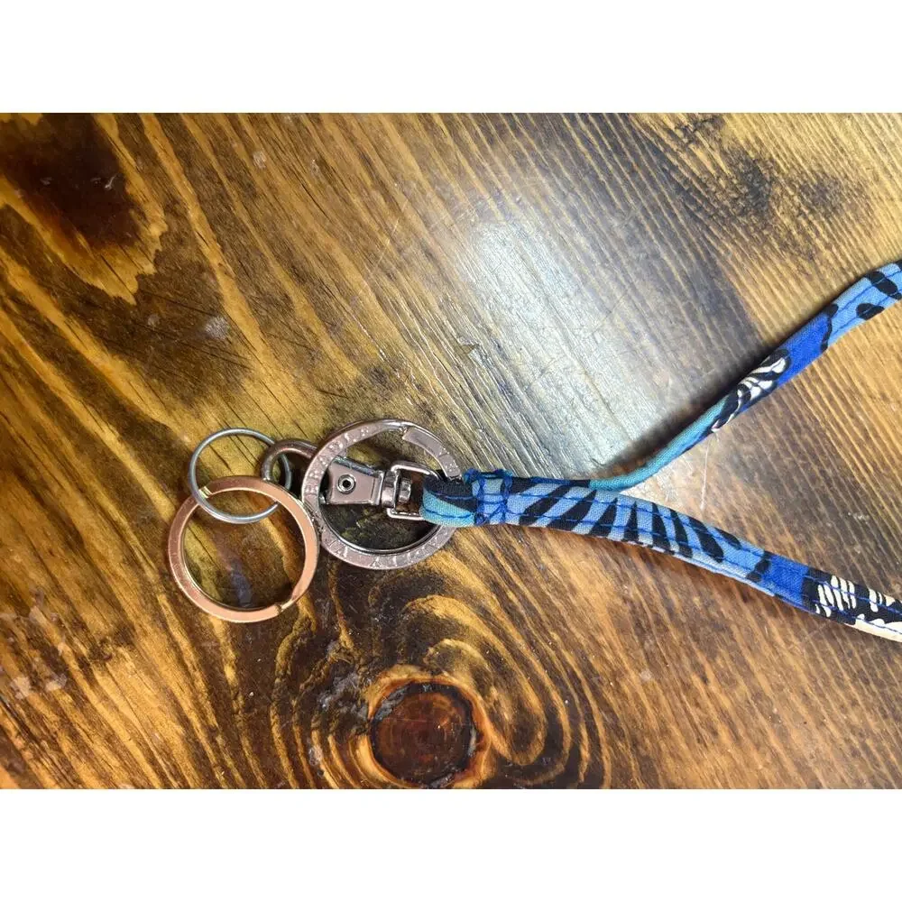 Vera Bradley Blue Lanyard
